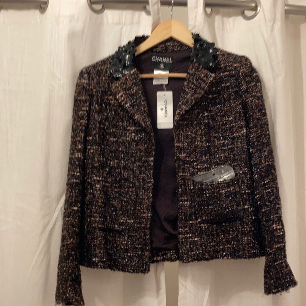 Chanel tweed short jacket